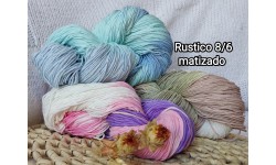 Algodón rustico 8/6 semigordo matizado