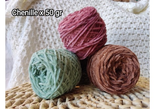 Chenille x 50 gr